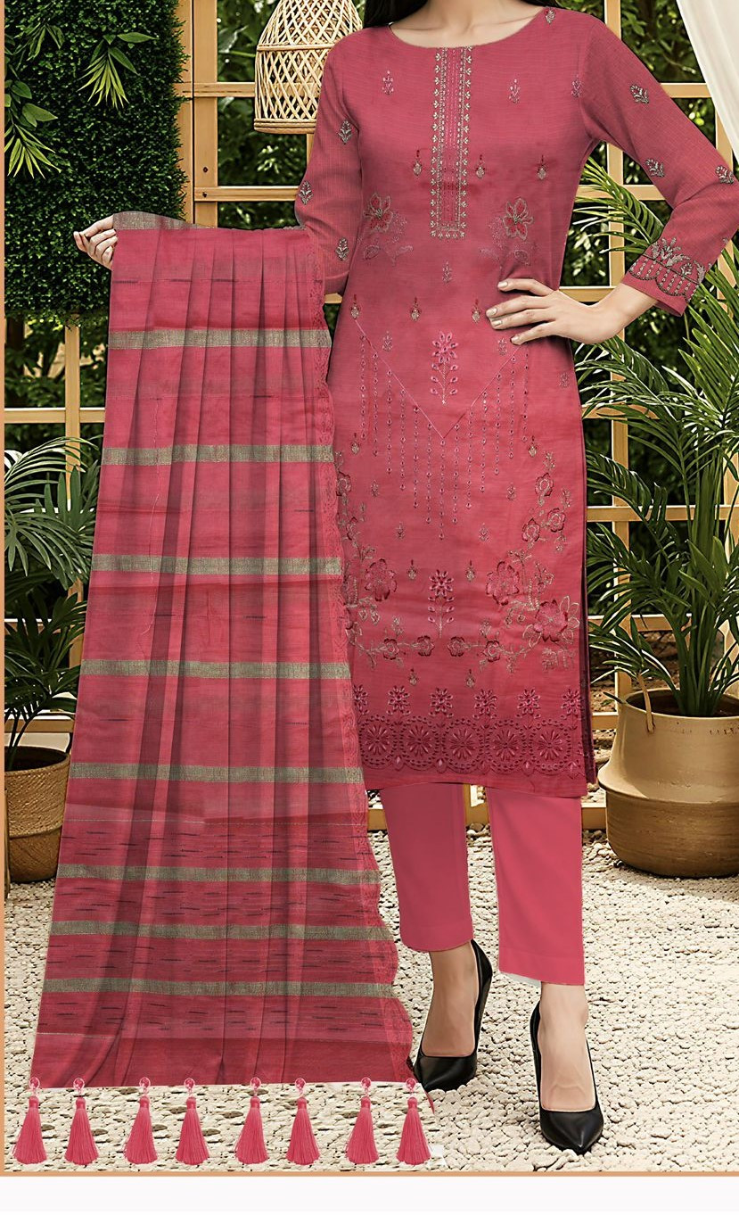 Hussan E Jana | RPL Luxury Lawn Bana Dora 3 Piece Suit