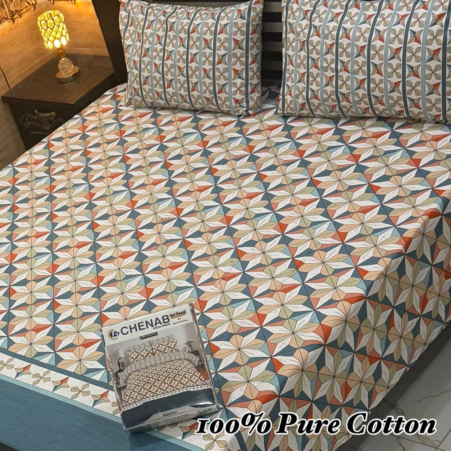 Premium Cotton Bedsheet Set (3PC)