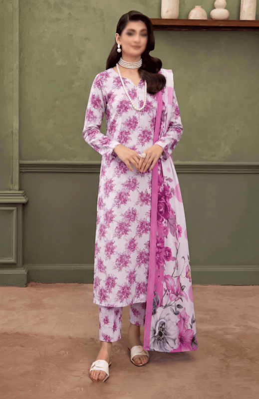 FAANTAK CHIC Vol 198 Digital Print Premium Lawn Unstitched 3Pcs Suit