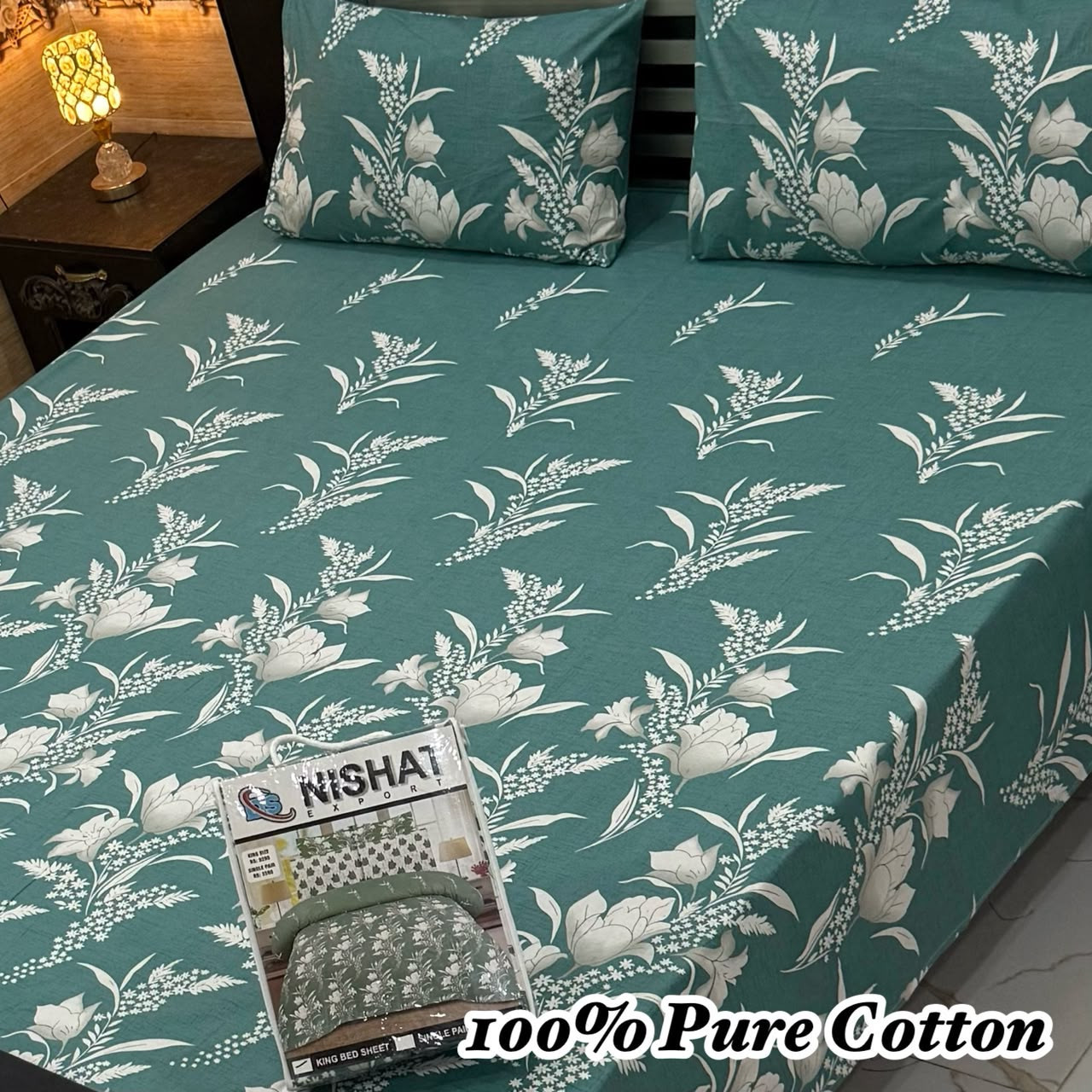 Premium Cotton Bedsheet Set (3PC)